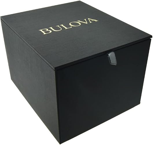 Bulova Men's Marine Star Series A Black and Rose Gold Ion-Plated Stainless Steel 6-Hand Chronograph Quartz Watch, Black Silicone Strap Style: 98B278